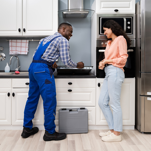what kind of warranty do you offer on your cooktop repair services in Ore City Texas